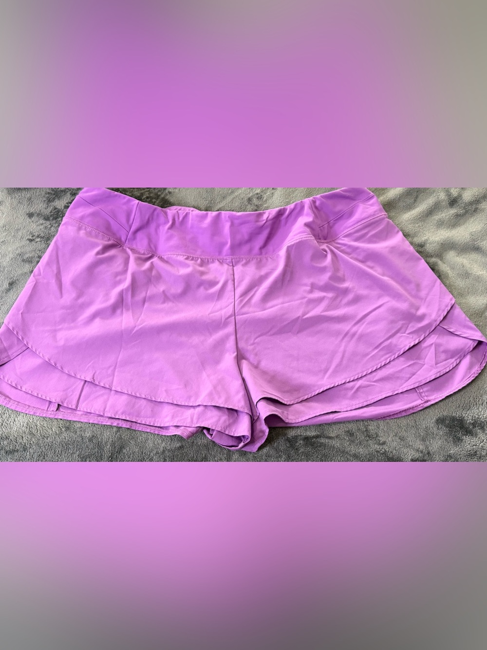 Calia Purple Athletic Shorts 3X